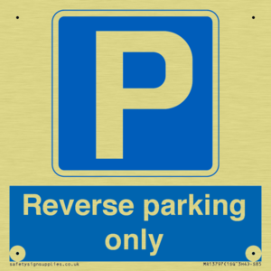 Reverse parking only